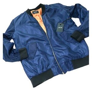 Longline bomber jacket